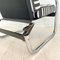 Mid-Century German Chrome Cantilever Armchair with Black and White Stripes, 1970s 10