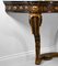 Antiker italienischer Konsolentisch mit vergoldeter & ebonisierter Marmorplatte 7
