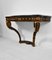 Antique Italian Console Table with Gilt & Ebonised Marble Top 6