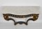 Antique Italian Console Table with Gilt & Ebonised Marble Top 3