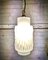 Czech Rippled Opaline Glass Pendant Light, 1960s, Image 2