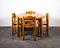 Esstisch & Stühle im Stil von Rainer Daumiller, 1970er, 5er Set 1