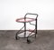 Black and Red Bar Cart in the Style of Yrjo Kukkapuro for Avarte, 1980s 10