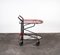Black and Red Bar Cart in the Style of Yrjo Kukkapuro for Avarte, 1980s 14