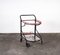 Black and Red Bar Cart in the Style of Yrjo Kukkapuro for Avarte, 1980s 11