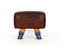 Vintage Leather Pommel Horse or Stool, 1930s, Image 1