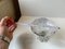 Vintage Crystal Pedestal Bowl in the Style of Daum, France 4