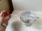 Vintage Kristallglas Schale im Stil von Daum, Frankreich 4
