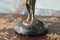 Taza Figural Art Déco en Bronze avec Bol, France, 1930s 10