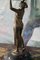 Art Deco Bronze Lady Figural Taza mit Schale, Frankreich, 1930er 7