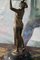 Art Deco Bronze Lady Figural Taza with Bowl, France, 1930s 7