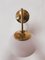 Vintage Brass Sconce with Oval Glass 3