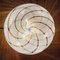 Mid-Century Swirl Murano Glass Ceiling or Wall Lamp, Italy, 1970s 5
