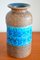 Jarrón Rinary de cerámica azul de Aldo Londi para Bitossi, años 60, Imagen 2