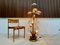 Große Tisch- oder Stehlampe aus vergoldetem Metall im florentinischen Stil von Hans Kögl, 1970er 11