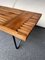 Mid-Century Italian Wood and Metal Bench by by Charlotte Perriand, 1950s 10