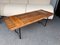 Mid-Century Italian Wood and Metal Bench by by Charlotte Perriand, 1950s 7