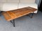 Mid-Century Italian Wood and Metal Bench by by Charlotte Perriand, 1950s, Image 7