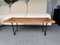Mid-Century Italian Wood and Metal Bench by by Charlotte Perriand, 1950s 1
