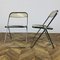 Plia Folding Chairs by Giancarlo Piretti for Anonima Castelli, 1967, Set of 2 3