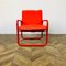 Vintage Red Tubular Chrome Chair, Denmark, Image 7