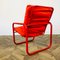 Vintage Red Tubular Chrome Chair, Denmark, Image 11