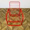 Vintage Red Tubular Chrome Chair, Denmark, Image 10