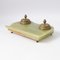 Antique French Ormolu and Green Onyx Desk Set 2