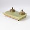 Antique French Ormolu and Green Onyx Desk Set, Image 2