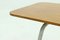Industrial Plywood and Metal Side Table, 1950s, Image 2