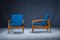 Model 121 Paper Knife Easy Chairs and Sofa by Kai Kristiansen for Magnus Olesen, 1960s, Set of 3, Image 8