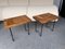 Mid-Century Italian Wood and Metal Stools by Charlotte Perriand, 1950s, Set of 2 4