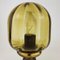 Lampade da comodino vintage in vetro e ottone di N Leuchten, anni '70, set di 2, Immagine 6