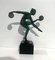 Art Deco Dancer Sculpture by Max Le Verrier for Derenne, France, 1930s, Image 5
