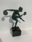 Art Deco Dancer Sculpture by Max Le Verrier for Derenne, France, 1930s 8