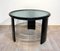 Art Deco Black Lacquered Nickel Side Tables, France, 1930s, Set of 2 4