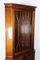 Hepplewhite Corner Cabinet in Mahogany with Glass Door, 1920s 2