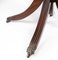 Antique Dining Table in Mahogany with Inlaid Wood and Leather, 1920s 4