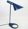 Dunkelblaue Tischlampe von Arne Jacobsen für Louis Poulsen 4