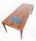 Danish Rosewood Coffee Table with Blue Danish Tiles, 1960s 11