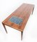 Table Basse en Palissandre avec Carreaux Bleus, Danemark, 1960s 11