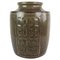 Nr. 231 Vase aus Steingut mit dunkler Glasur von Bing und Groendahl 1
