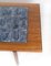 Tavolino da caffè in palissandro con piastrelle blu di Arrebo, anni '60, Immagine 7