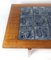 Tavolino da caffè in palissandro con piastrelle blu di Arrebo, anni '60, Immagine 3