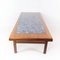 Table Basse en Palissandre avec Carreaux Bleus de Arrebo, Danemark, 1960s 12