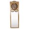 Tall Mirror in Gilded Wood with Engravings,1820s, Image 1