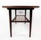 Danish Teak Coffee Table with Papercord Shelf, 1960s 8