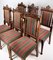 Chaises de Salle à Manger en Chêne, 1920s, Set de 6 5