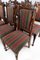 Oak Dining Room Chairs, 1920s, Set of 6, Image 7