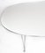 Mesa de comedor Ellipse con laminado blanco de Piet Hein para Fritz Hansen, 1998, Imagen 4